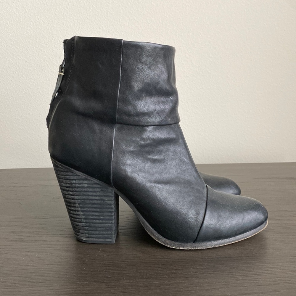 Rag & Bone Black Booties